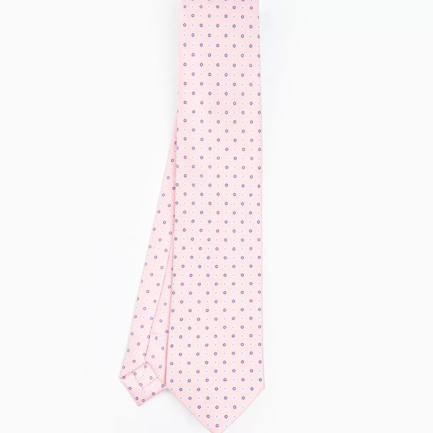 Pink Sartorial Classic Silk Tie - Small Flower Designs>E.Marinella Best Sale