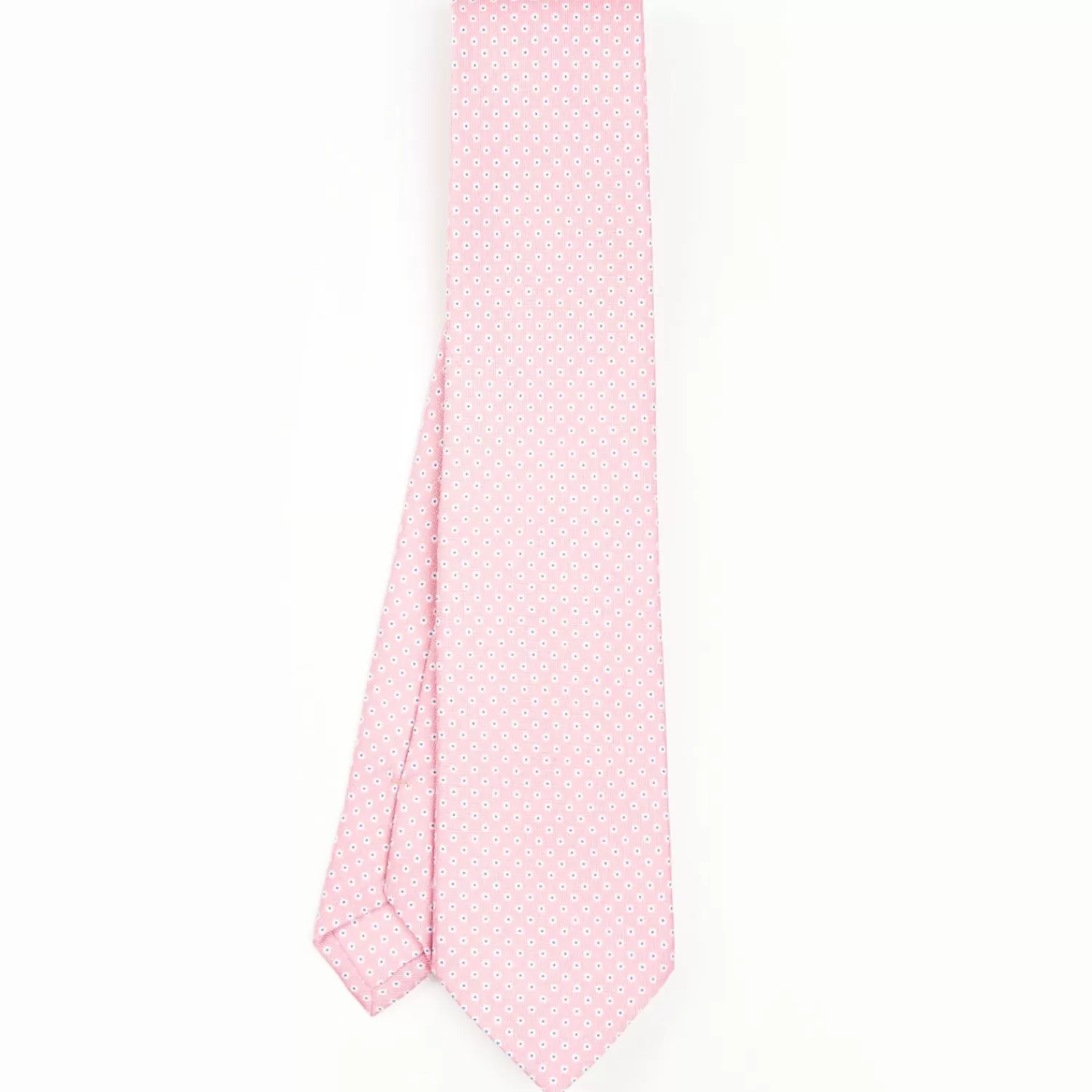 Pink Sartorial Classic Silk Tie - Small Flower Pattern>E.Marinella Best Sale