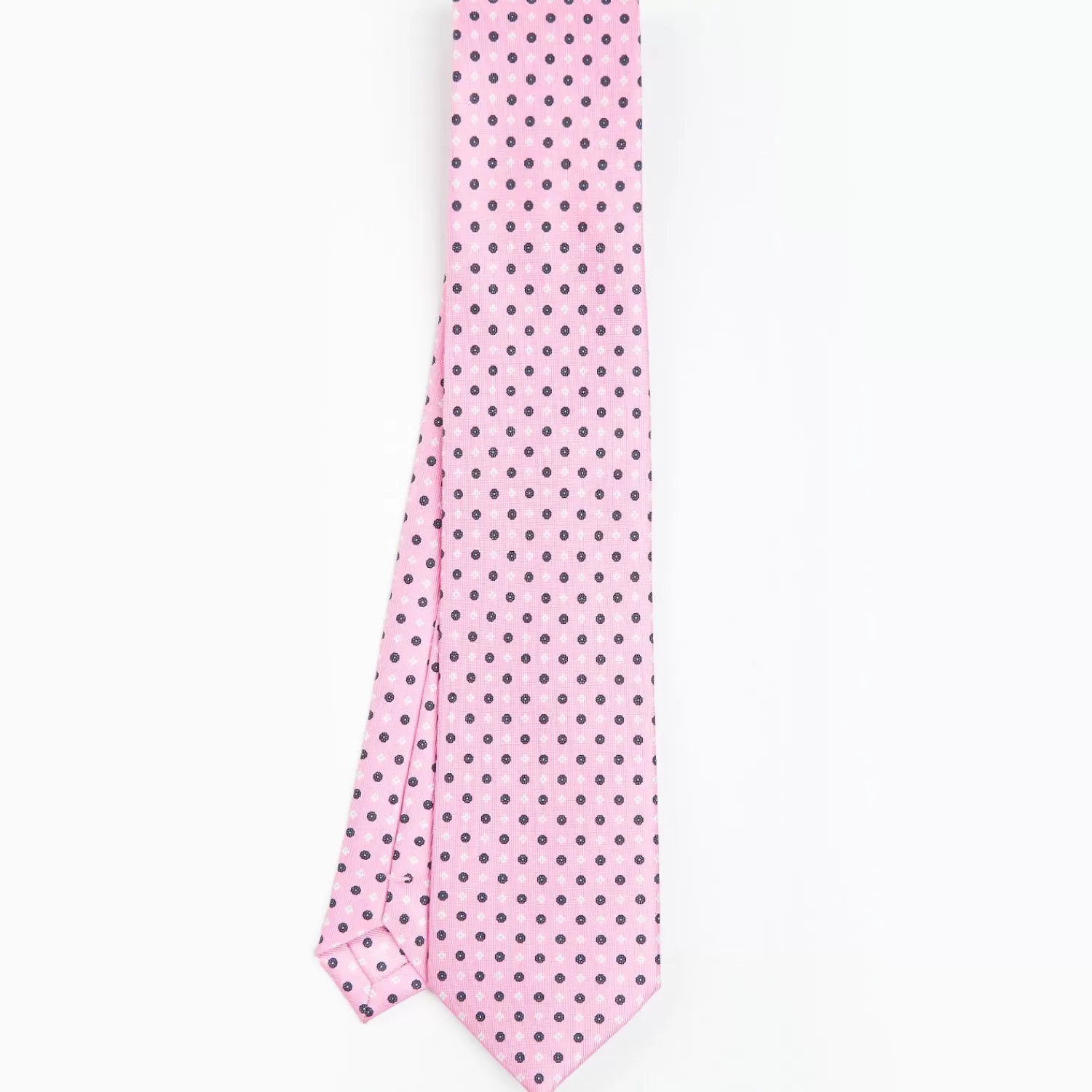 Pink Sartorial Classic Silk Tie - Small Flower Pattern>E.Marinella Cheap