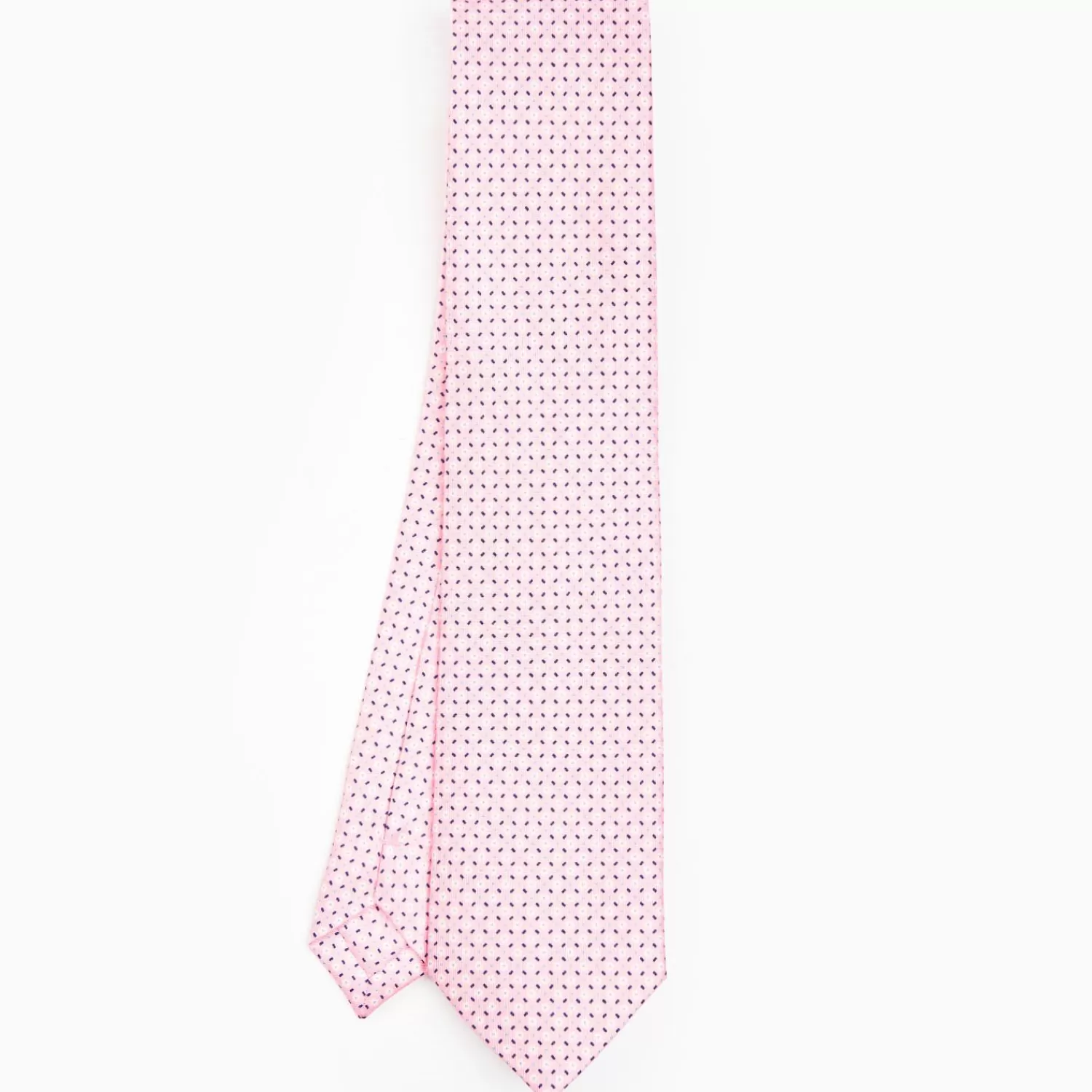 Pink Sartorial Classic Silk Tie - Small Flower Pattern>E.Marinella Best