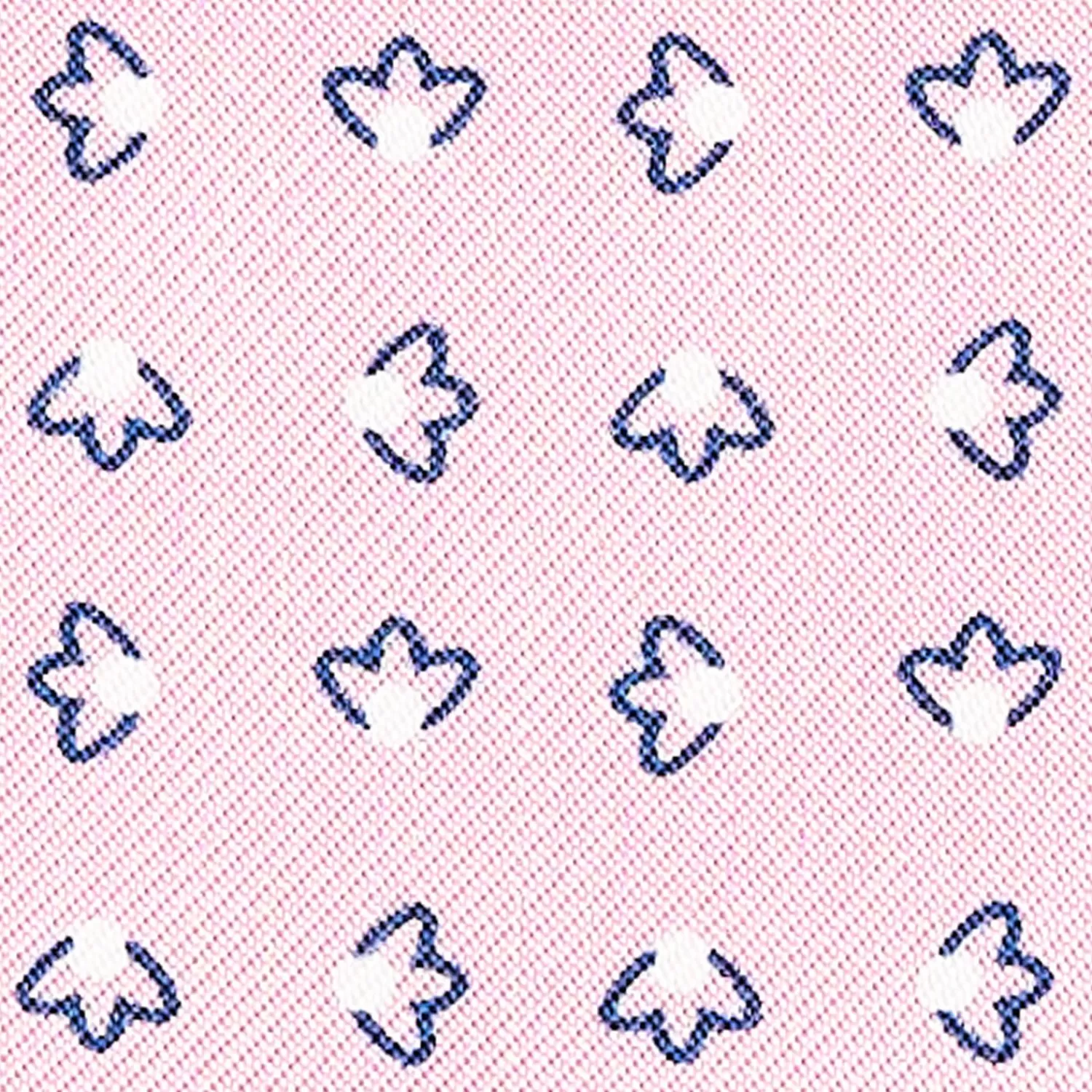 Pink Silk Ascot Tie - Small Flower Designs>E.Marinella Discount