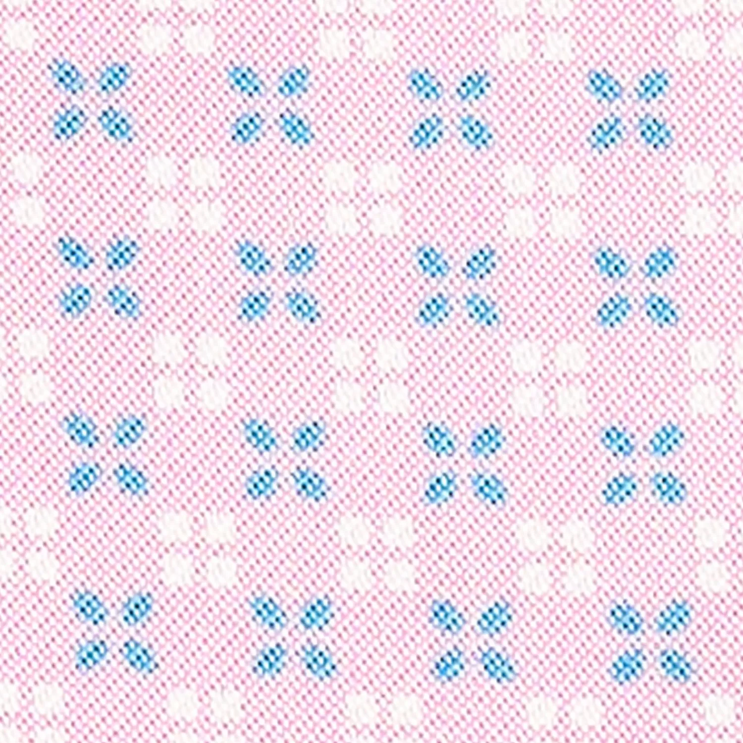Pink Silk Ascot Tie - Small Flower Designs>E.Marinella Sale