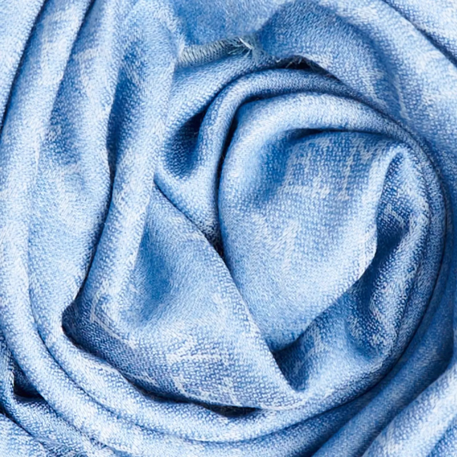 Powder Blue Em Logo Scarf In Wool And Cashmere>E.Marinella Clearance