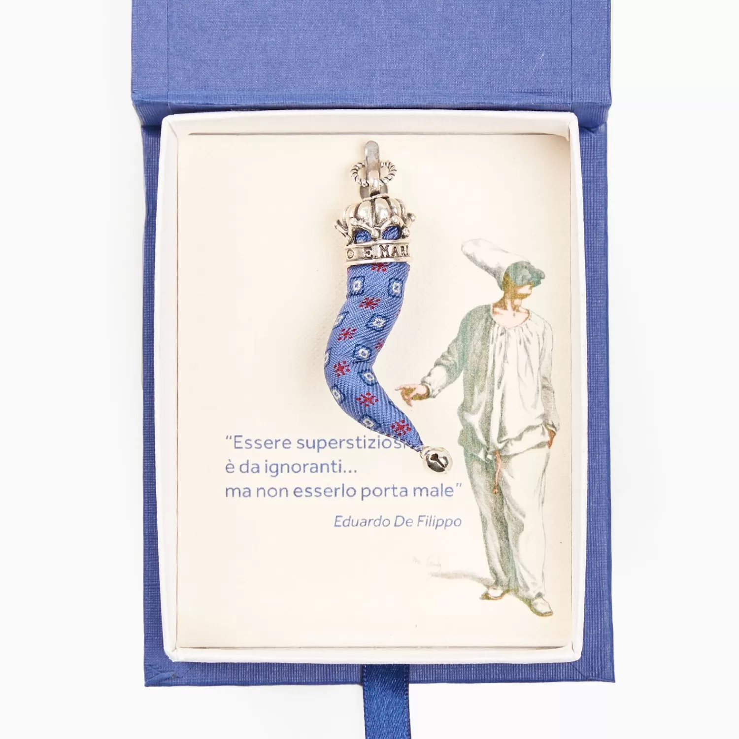 Powder Blue Good-Luck Charm>E.Marinella Fashion