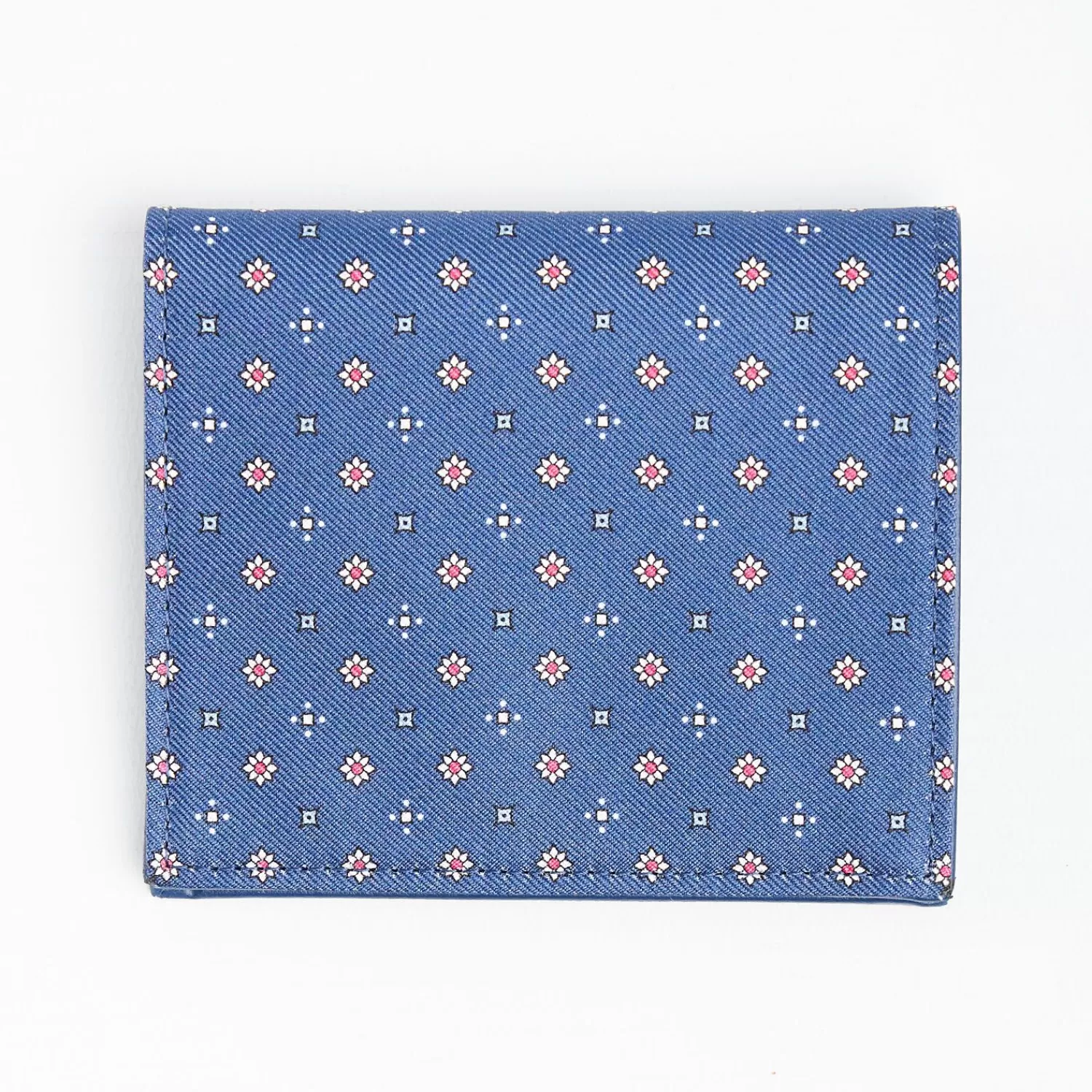 Powder Blue Small Wallet In Silk And Leather>E.Marinella Flash Sale