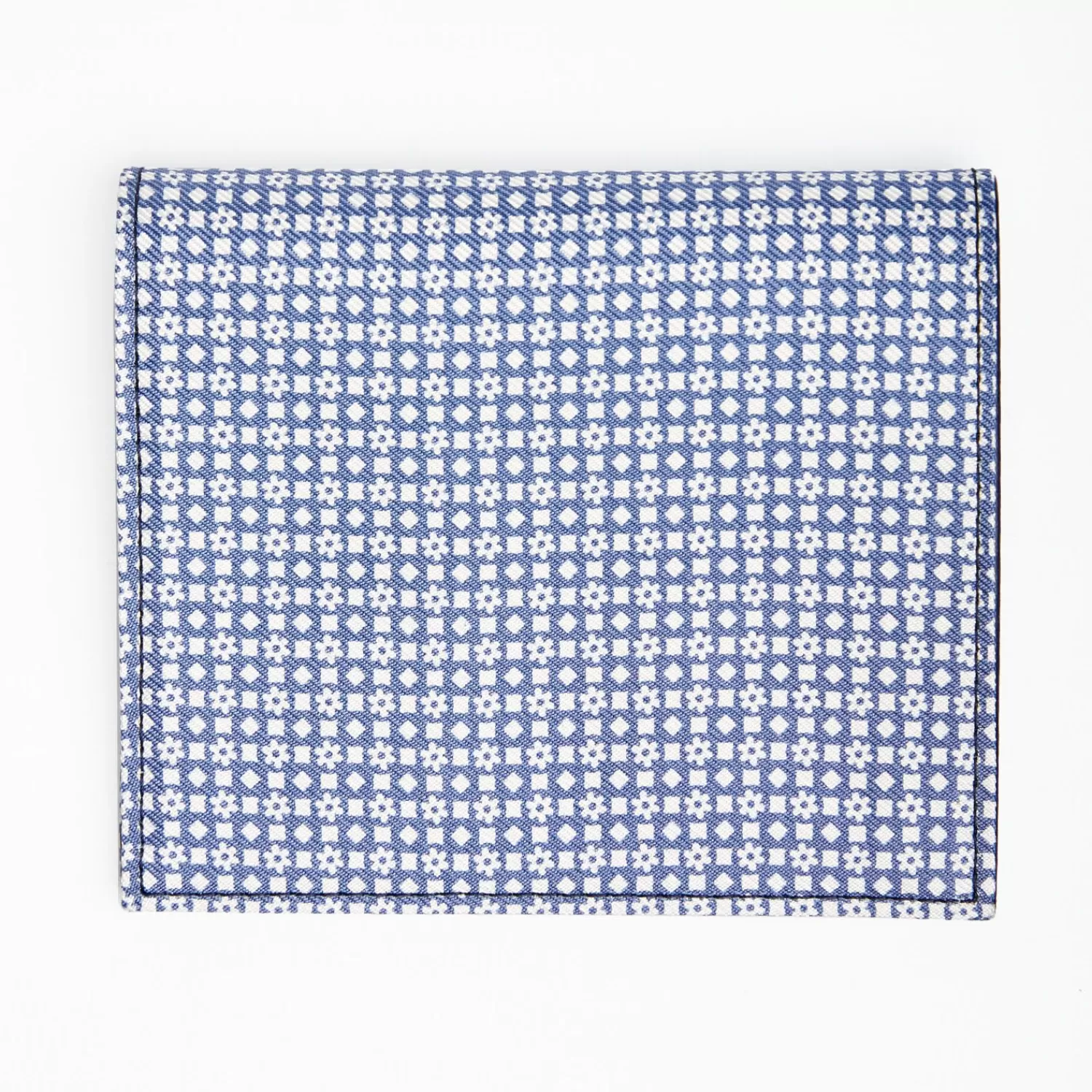 Powder Blue Small Wallet In Silk And Leather>E.Marinella Sale