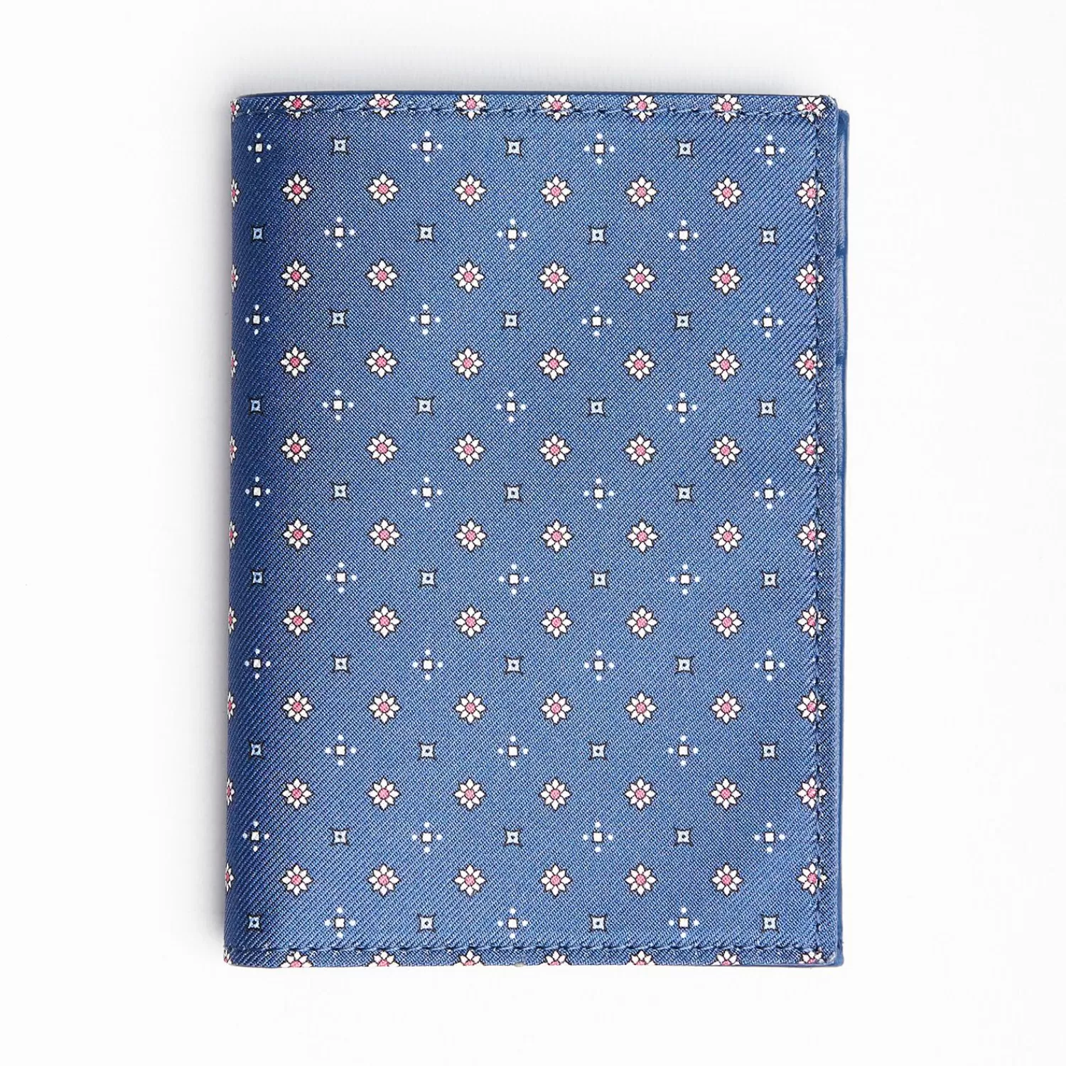 Powder Blue Vertical Wallet In Silk And Leather>E.Marinella Clearance