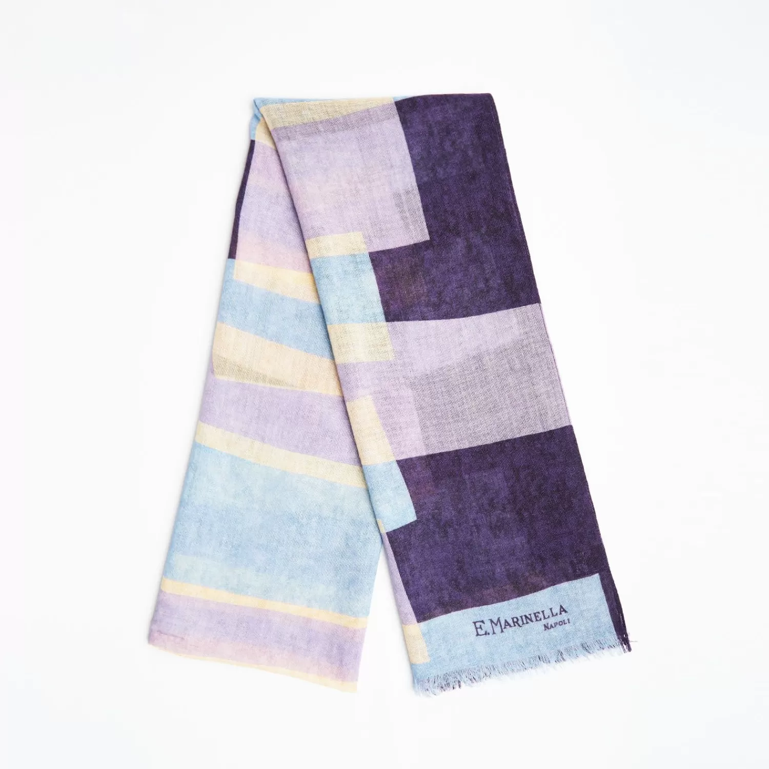 Purple And Lilac Wool Stole>E.Marinella Cheap