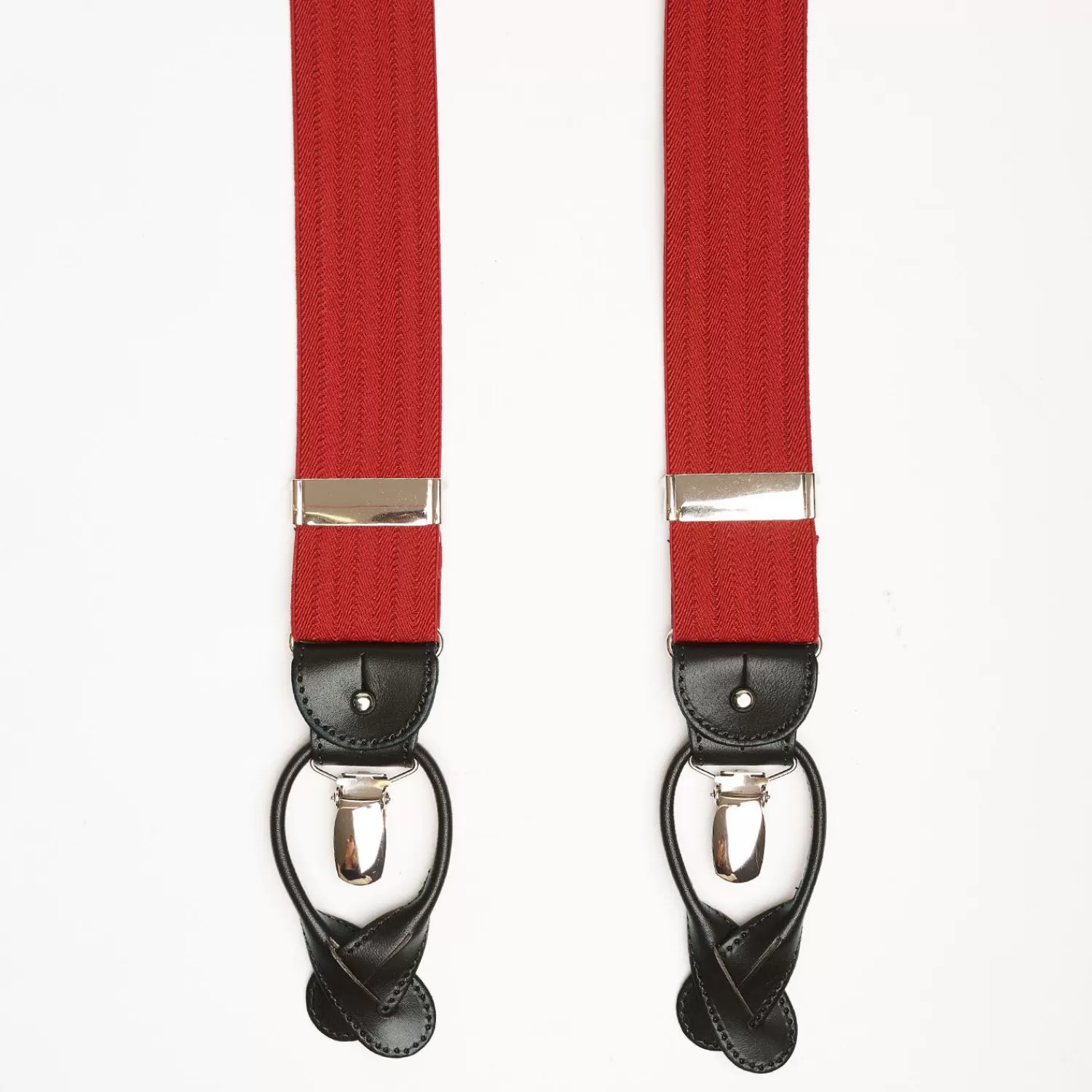 Red Braces Herringbone Pattern>E.Marinella Flash Sale