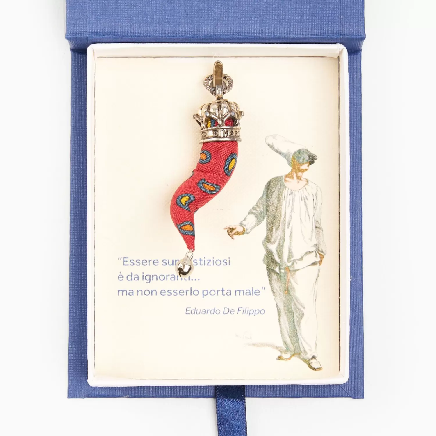 Red Good-Luck Charm>E.Marinella Fashion
