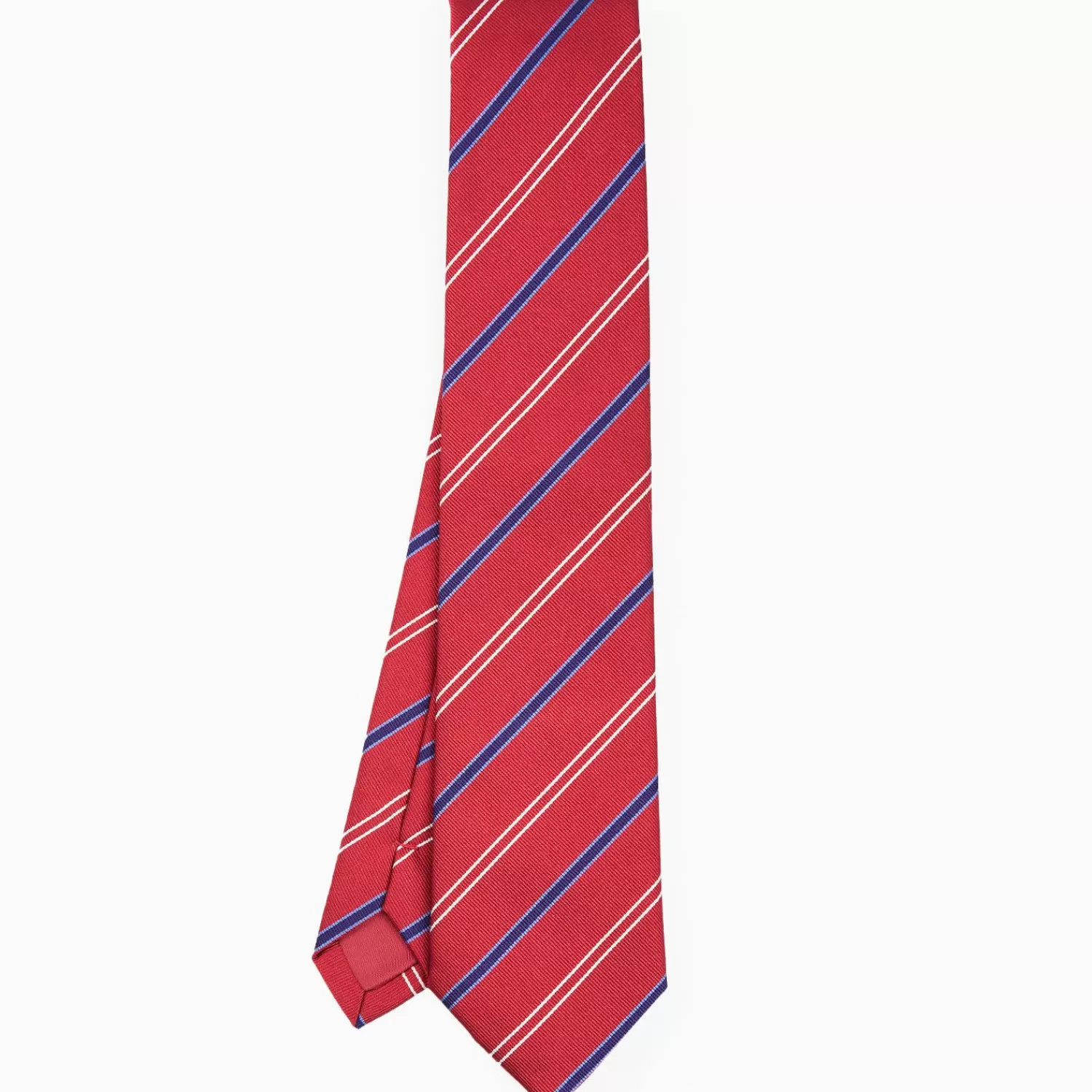 Red Sartorial Striped Silk Tie>E.Marinella Hot