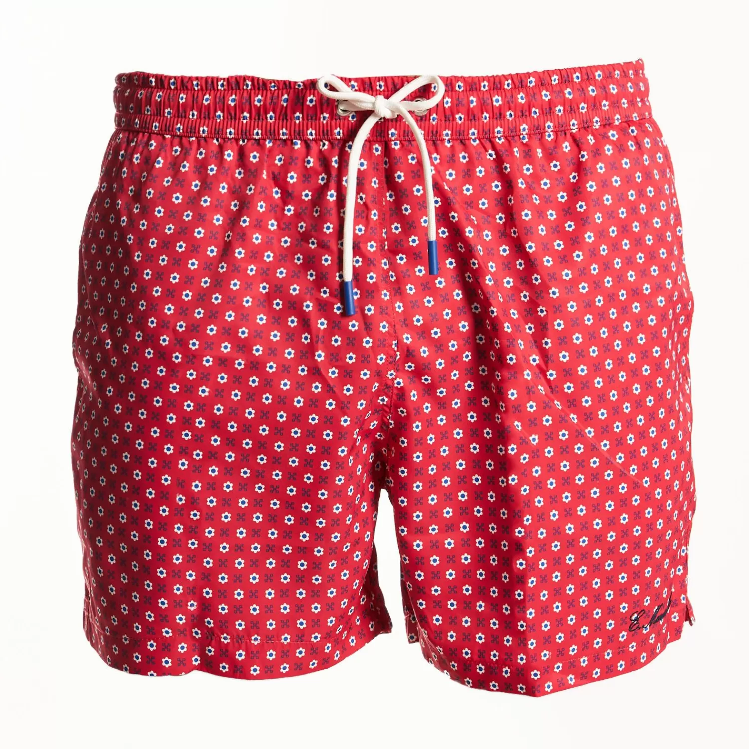 Red Swim Shorts- Large Patterns>E.Marinella Flash Sale