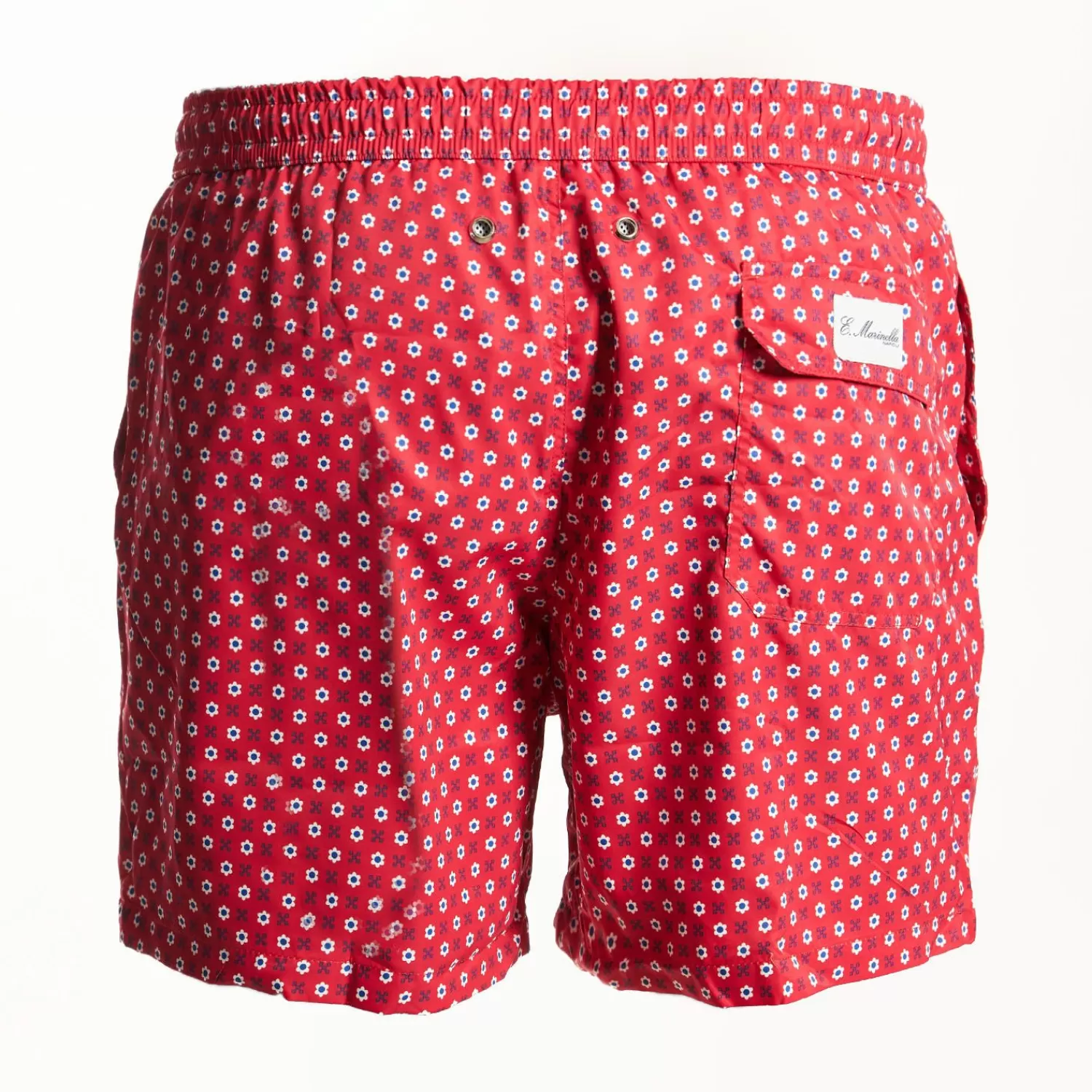 Red Swim Shorts- Large Patterns>E.Marinella Flash Sale