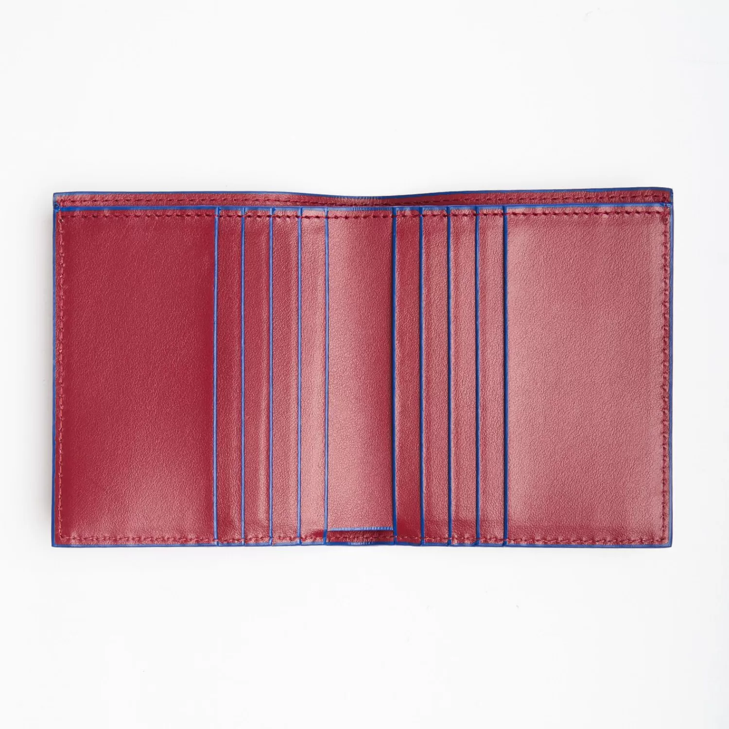 Ruby Red Leather Small Wallet>E.Marinella Outlet