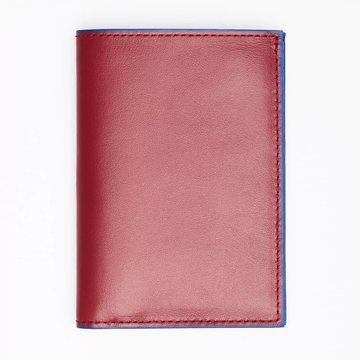 Ruby Red Leather Vertical Wallet>E.Marinella Best Sale