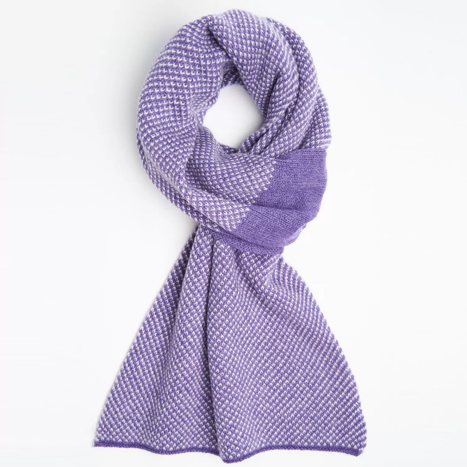Violet And Beige Cashmere Neck Warmer>E.Marinella Discount
