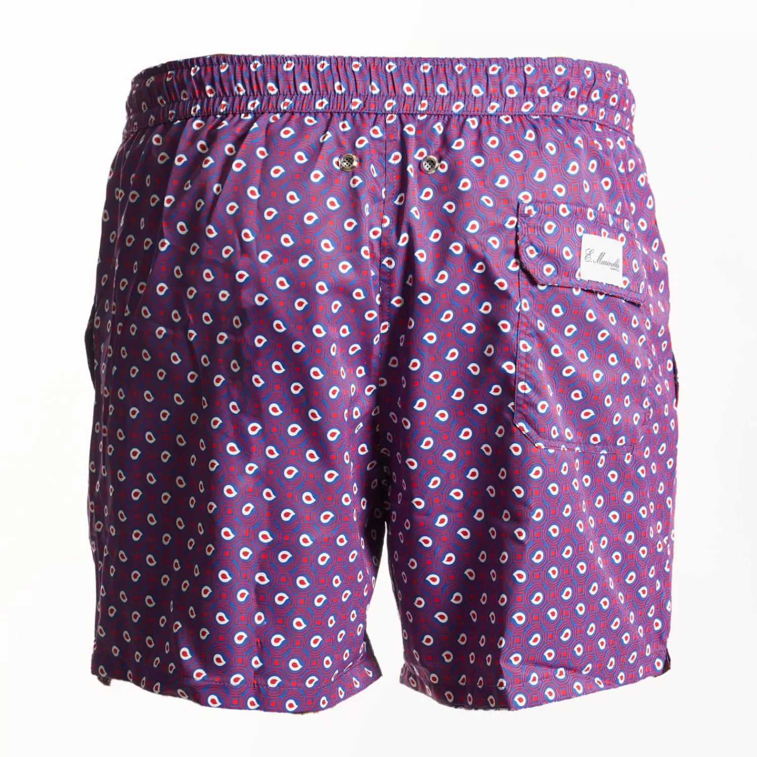 Violet Swim Shorts- Paisley Pattern>E.Marinella Flash Sale