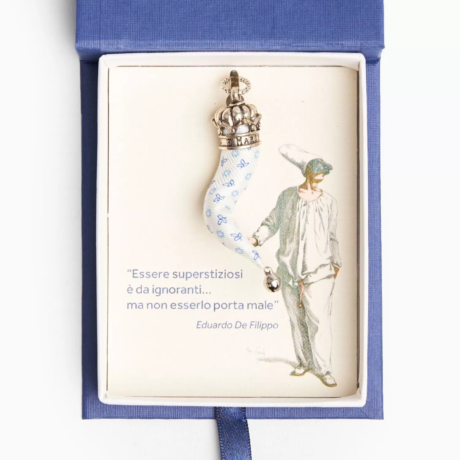 White Good-Luck Charm>E.Marinella Best